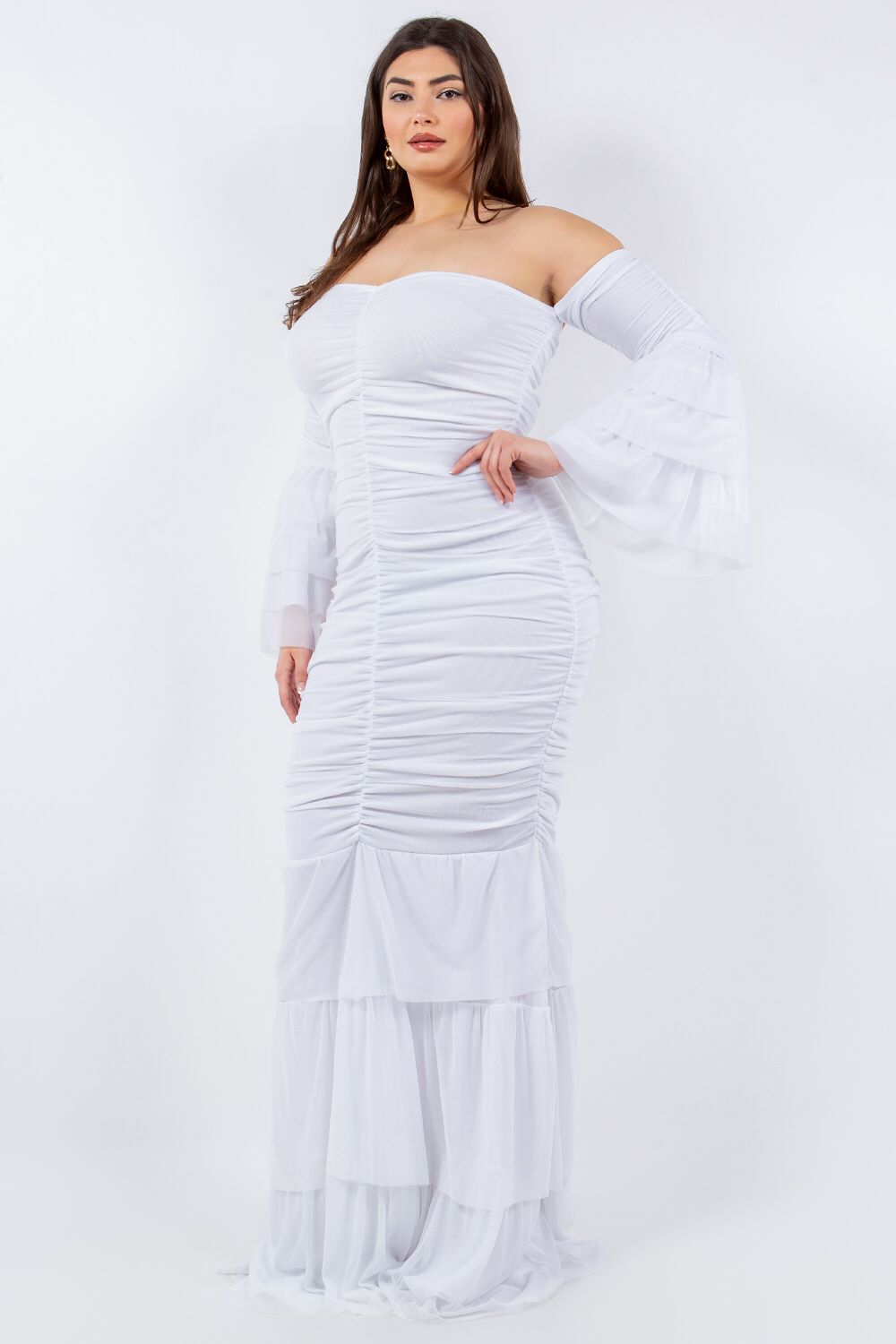 All White Party Dress