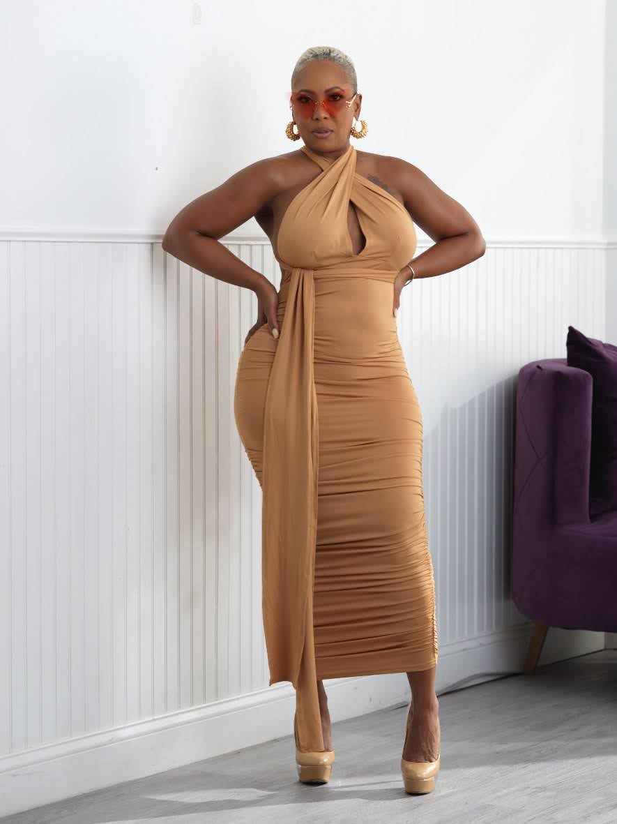 CARMEL SEXY FITTED DRESS