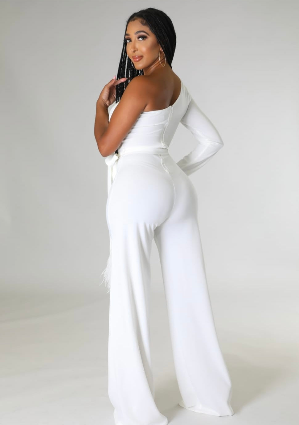 SAUCY WHITE JUMPSUIT