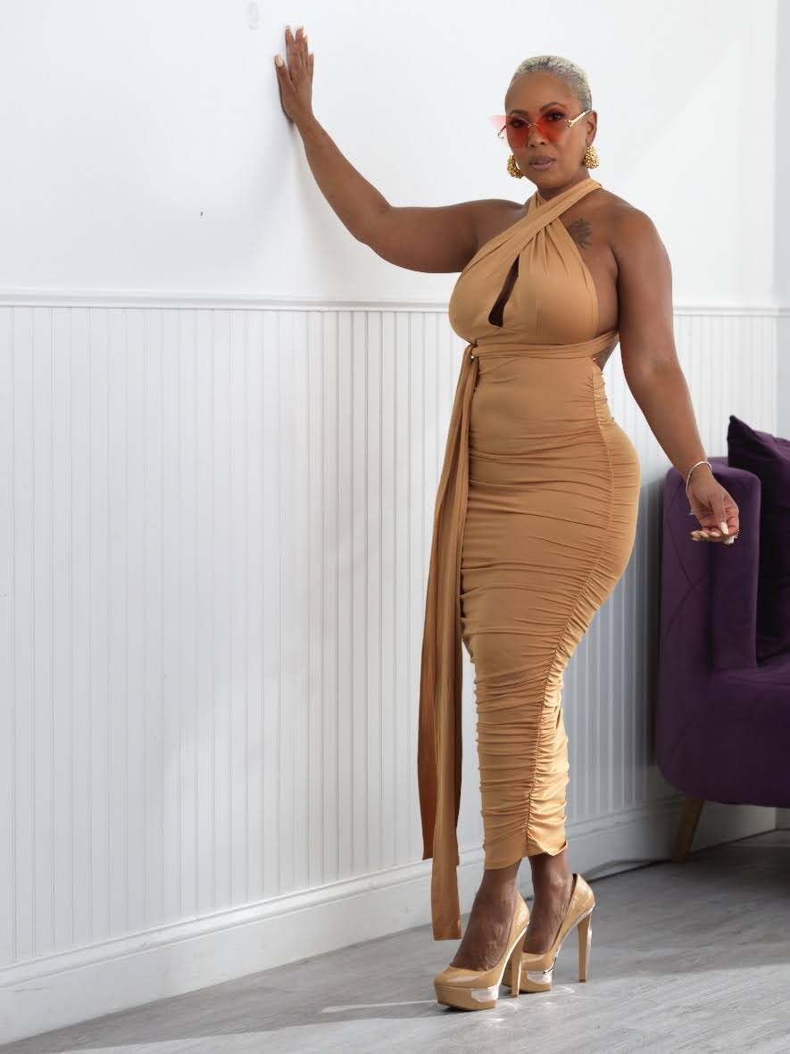 CARMEL SEXY FITTED DRESS