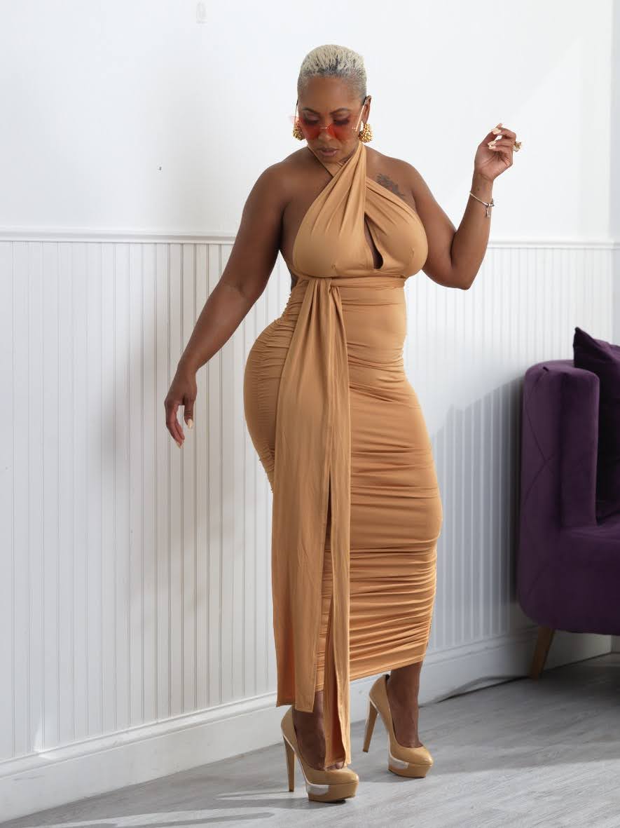 CARMEL SEXY FITTED DRESS