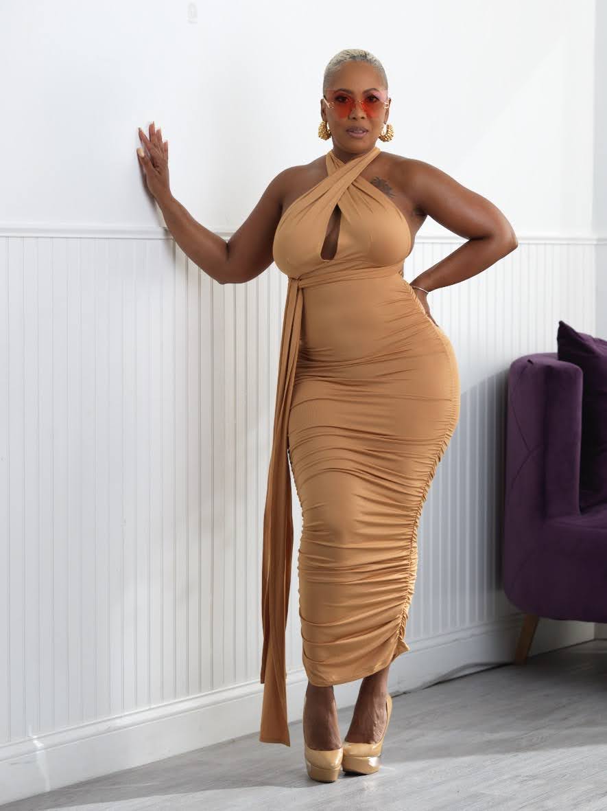 CARMEL SEXY FITTED DRESS