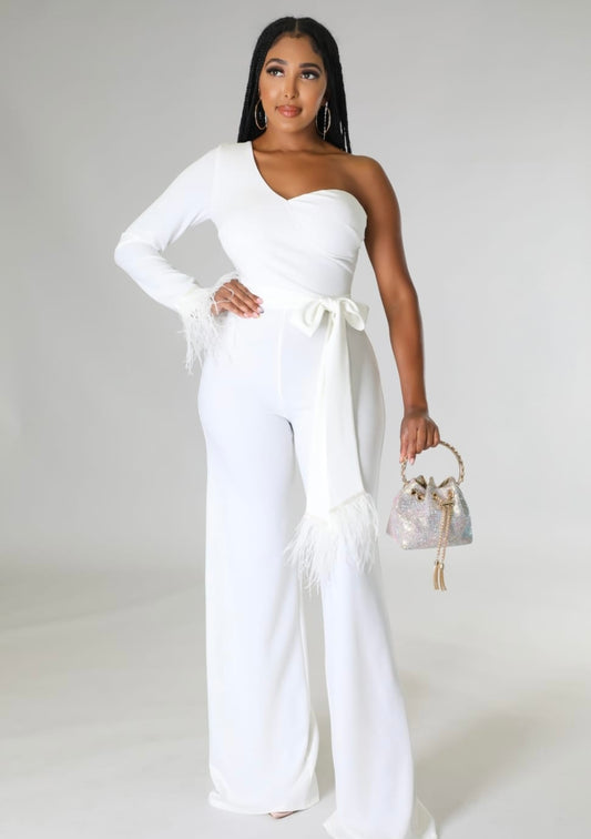 SAUCY WHITE JUMPSUIT