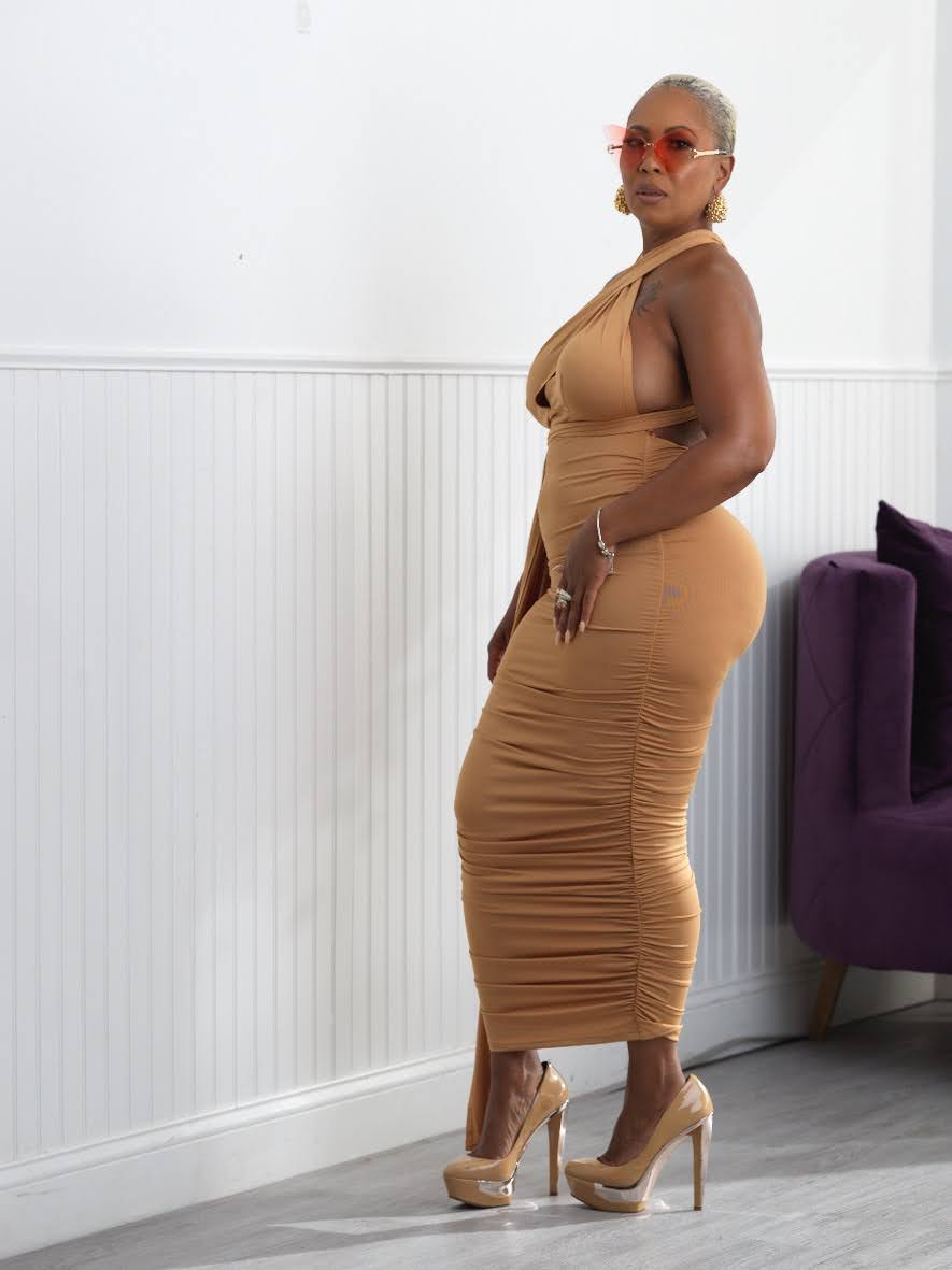 CARMEL SEXY FITTED DRESS