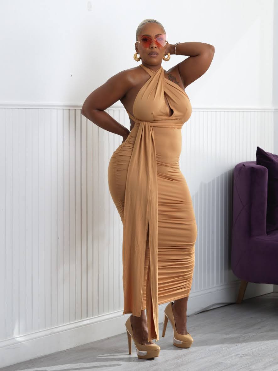 CARMEL SEXY FITTED DRESS