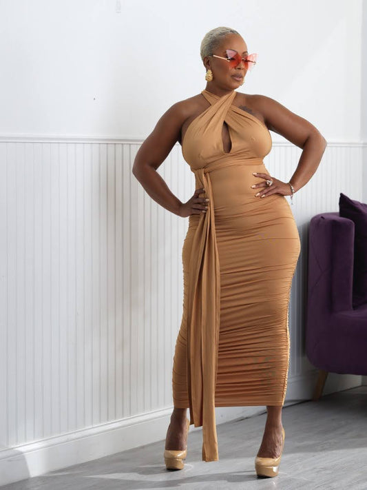 CARMEL SEXY FITTED DRESS